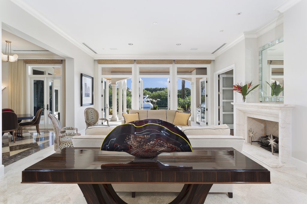 European Inspired Elegance Luxury Home Luxury Real Estate Waterfront Deepwater Dock South Florida Palm Beach County Pascal Liguori and Son Broker Associates